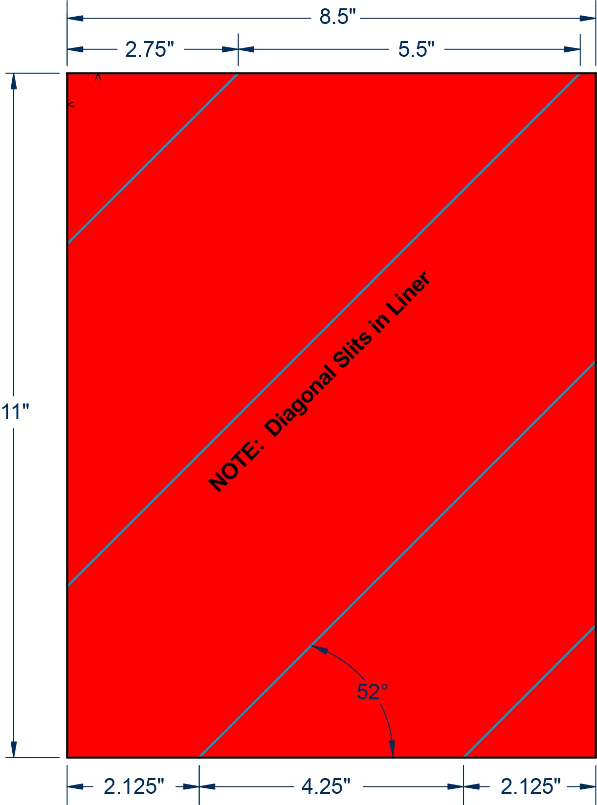 8-1/2" x 11" Fluorescent Red Sheeted Labels (100 Sheets)