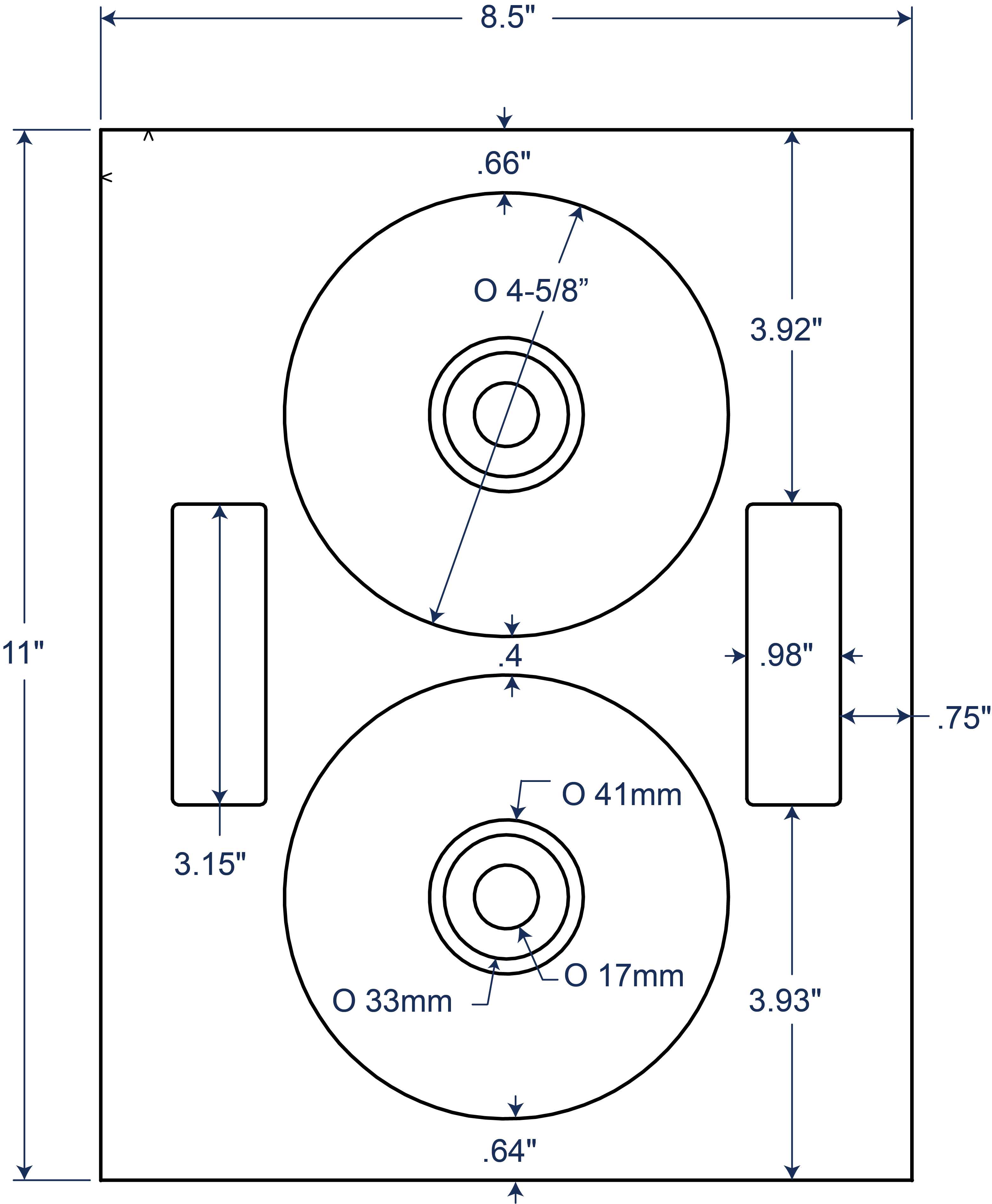 4-5/8" Diameter Laser/Inkjet Neato CD Donut with Hub Cap Labels